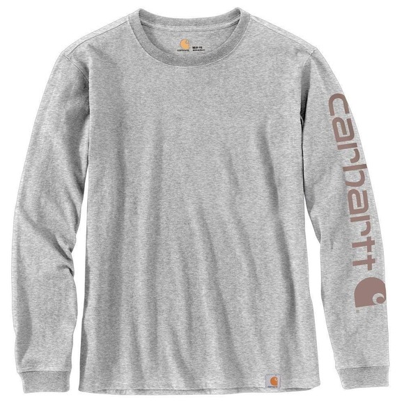 Carhartt Workwear Logo Sleeve Long-Sleeve T-Shirt - Ladies XS Preowned * ws205 - Picture 5 of 11